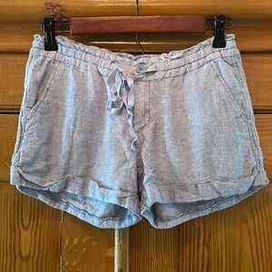 Old Navy Linen Tie Short - Light Chambray Size 0